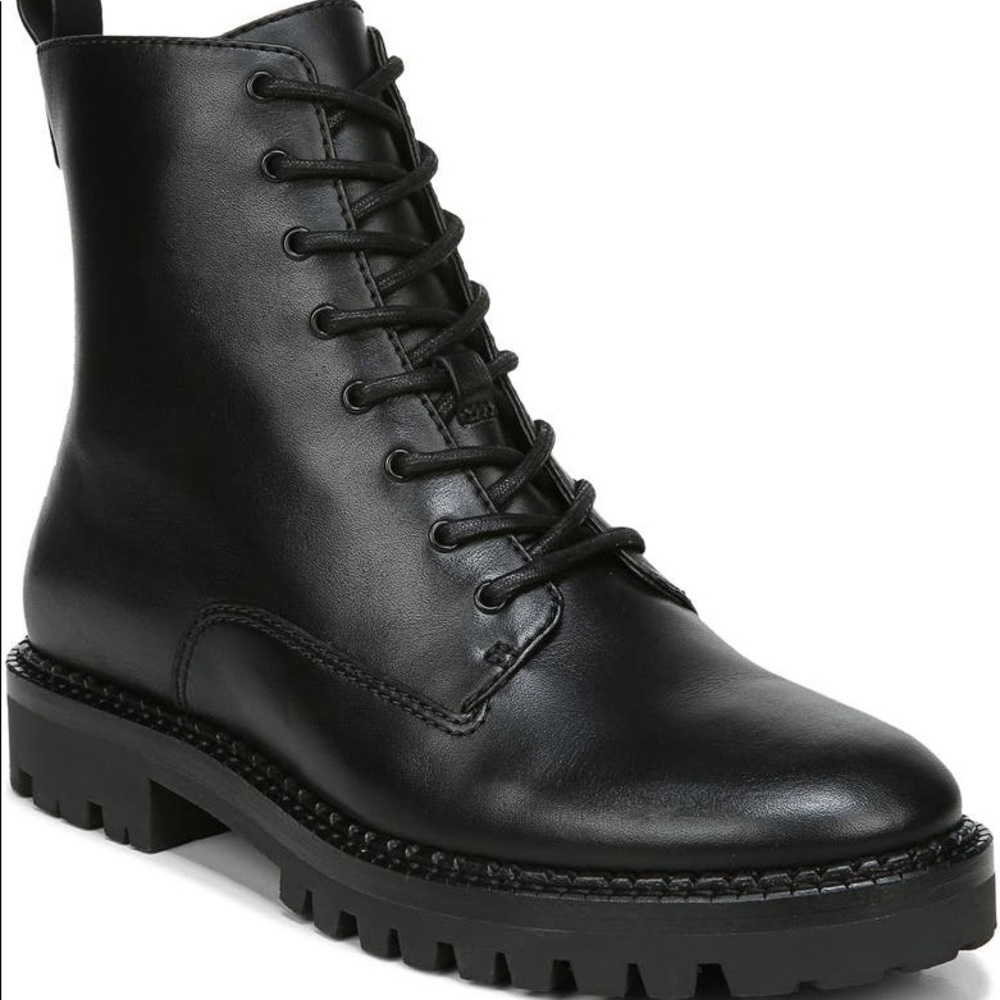 Vince
Cabria Lug-Sole Leather Combat Boots